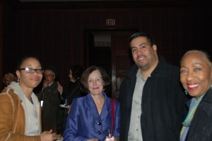 CPB's Angie Palmer, Attorney Gloria Tristani, and Joe Torres