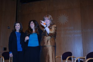 Panel Speakers L to R Viginia Sanchez Korrol, Catherine Clinton, and MAC