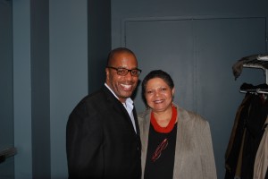 Producer Calvin Lindsay, and Robyn Deshields
