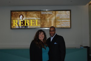 REBEL director Maria Agui Carter and Producer Calvin Lindsay