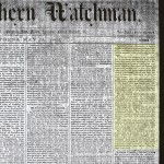 Athens Georgia Southern Watchman, May 14, 1862, last column, detail